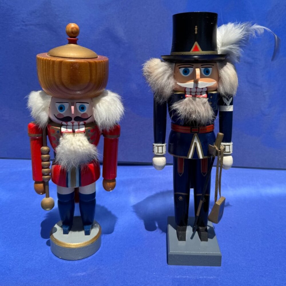 Vintage Erzgebirge Nutcrackers made by Seiffener Volkskunst